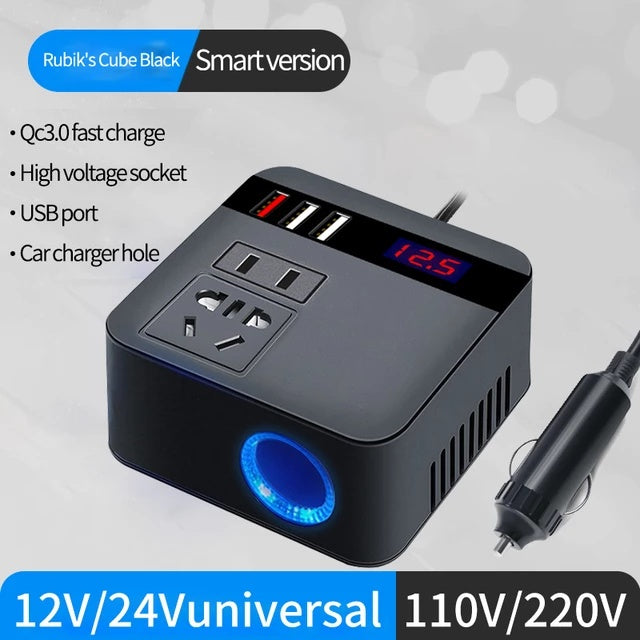 MacRush 150W Car Inverter — Charge MacBooks & iPhones Anywhere