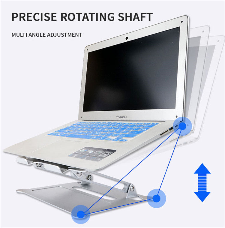 MacRush Adjustable Aluminum Laptop Stand — Comfort, Style, Productivity